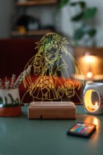 Uzume Tennouboshi - Hyperdimension Neptunia 16 Renk Anime Gece Lambası - Görsel 6