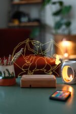 Pokemon - Charizard 16 Renk Anime Gece Lambası - Görsel 7