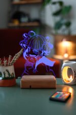 Himiko Toga - My Hero Academia 16 Renk Anime Gece Lambası - Görsel 6