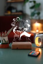 Himiko Toga - My Hero Academia 16 Renk Anime Gece Lambası - Görsel 7