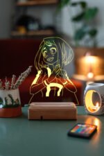 Uraraka Gravity - My Hero Academia 16 Renk Anime Gece Lambası - Görsel 4