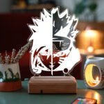 Naruto Sasuke Uchiha - Naruto Uzumaki 16 Renk Anime Gece Lambası