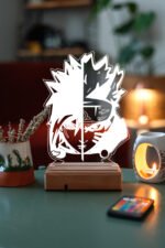Naruto Sasuke Uchiha - Naruto Uzumaki 16 Renk Anime Gece Lambası