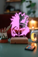 Naruto Sasuke Uchiha - Naruto Uzumaki 16 Renk Anime Gece Lambası - Görsel 7