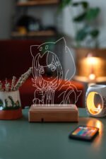 Chiaki Nanami - Danganronpa 16 Renkli Anime Gece Lambası - Görsel 7