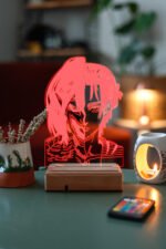 Attack On Titan Eren - Titan 16 Renk Anime Gece Lambası