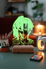Attack On Titan Eren - Titan 16 Renk Anime Gece Lambası - Görsel 7