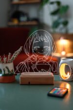 Uraraka Gravity My Hero Academia 16 Renkli Kumandalı Anime Gece Lambası - Görsel 3