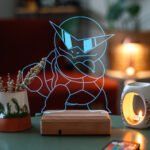 Pokemon Squirtle 16 Renkli Kumandalı Anime Gece Lambası