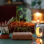 Haikyuu Kenma Kozume 16 Renkli Kumandalı Anime Gece Lambası