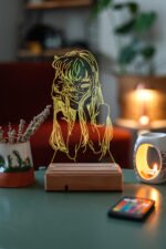 Tomie Kawakami Manga 16 Renkli Kumandalı Anime Gece Lambası - Görsel 3