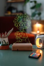 My Hero Academia Deku Izuku Midoriya 16 Renk Anime Gece Lambası