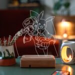 Pokemon Ash & Pikachu 16 Renkli Kumandalı Anime Gece Lambası