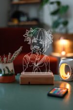 My Hero Academia Himiko Toga 16 Renkli Kumandalı Anime Gece Lambası - Görsel 2