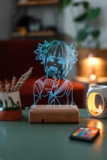 My Hero Academia Himiko Toga 16 Renkli Kumandalı Anime Gece Lambası - Görsel 5