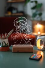 Sukuna Jujutsu Kaisen 16 Renkli Kumandalı Anime Gece Lambası