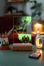 My Hero Academia Deku - Todoroki - Bakugo 16 Renkli Kumandalı Anime Gece Lambası