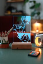 My Hero Academia Deku - Todoroki - Bakugo 16 Renkli Kumandalı Anime Gece Lambası - Görsel 2