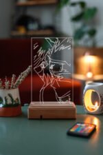 Naruto: Shippuden Kakashi itachi 16 Renkli Kumandalı Anime Gece Lambası