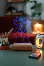 Killua Gon Hunter x Hunter 16 Renkli Kumandalı Anime Gece Lambası - Görsel 3