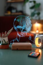 Tokyo Ghoul Ken Kaneki 16 Renkli Kumandalı Anime Gece Lambası - Görsel 4
