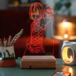 Death Note Misa Amane 16 Renkli Kumandalı Anime Gece Lambası