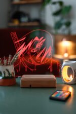 Naruto İtachi Uchiha Hediye 16 Renk Kumandalı Anime Gece Lambası - Görsel 3