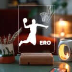 Kişiye Özel Basketbol Masaüstü 3D Led Lamba