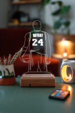 3D Kobe Bryant 16 Renkli Gece Lambası - Görsel 7
