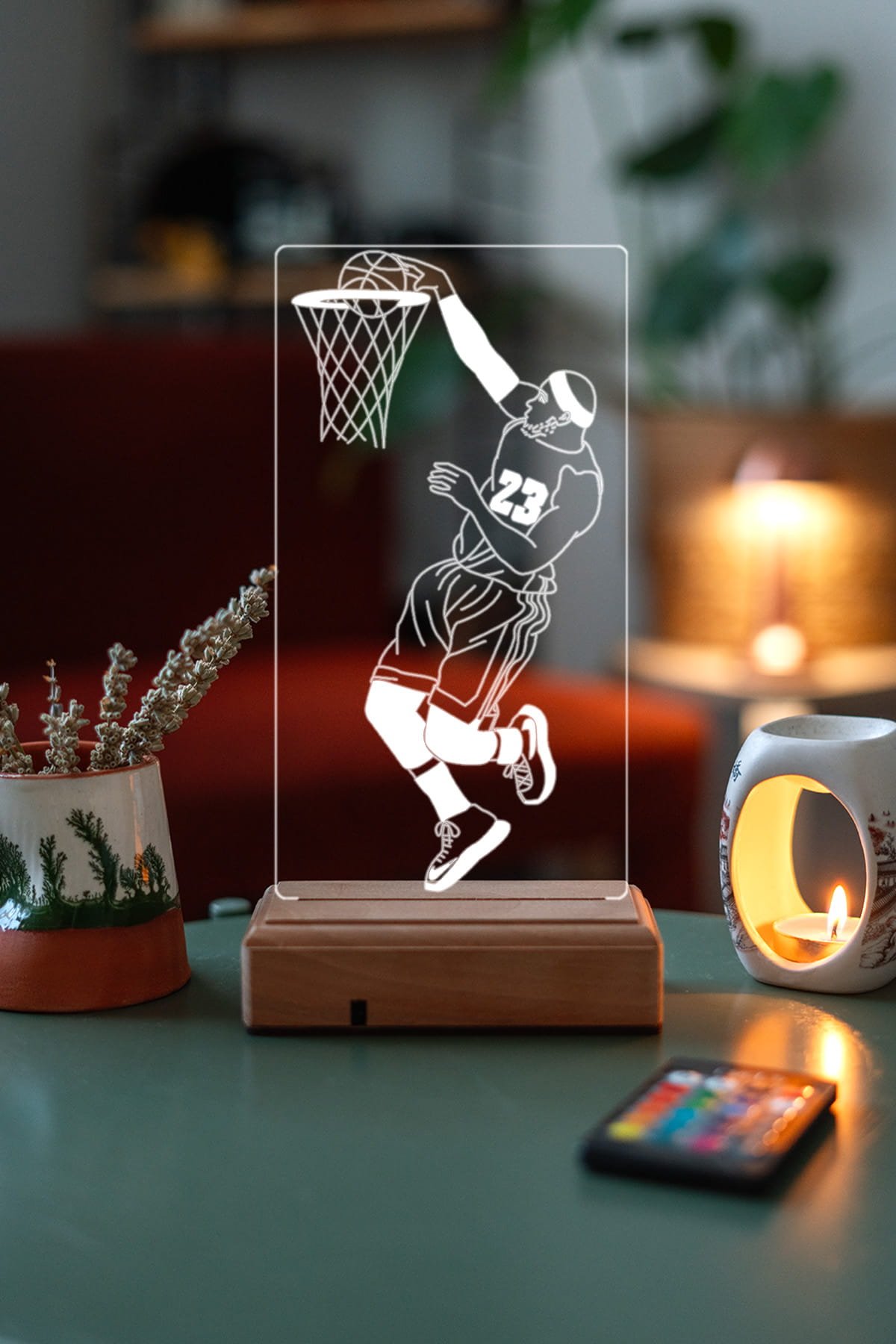 MDW-BT-1040 Lebron James 16 Renk Gece Lambası - Görsel 1