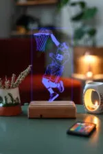 Lebron James 16 Renk Gece Lambası - Görsel 2