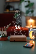 Kobe Bryant Black Mamba 16 Renk Gece Lambası - Görsel 5