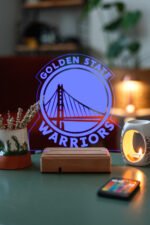 Golden State NBA 16 Renk Gece Lambası - Görsel 6
