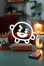 BT21 Shooky Bts Min Yoongi 16 Renk Kumandalı Gece Lambası - Görsel 7
