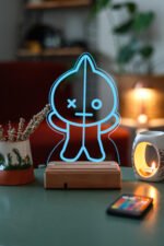 BT21 Van Bts ARMY 16 Renk Kumandalı Gece Lambası - Görsel 3