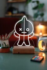 BT21 Van Bts ARMY 16 Renk Kumandalı Gece Lambası - Görsel 7