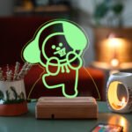 BT21 Chimmy Bts Jimin 16 Renk Kumandalı Gece Lambası