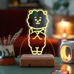 BT21 RJ Bts Kim Seokjin 16 Renk Kumandalı Gece Lambası