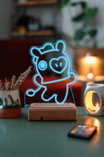 BT21 MANG Bts Jung Hoseok 16 Renk Kumandalı Gece Lambası - Görsel 4