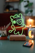 BT21 MANG Bts Jung Hoseok 16 Renk Kumandalı Gece Lambası - Görsel 5