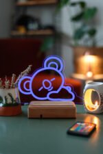 BT21 KOYA Bts Kim Namjoon 16 Renk Kumandalı Gece Lambası - Görsel 2