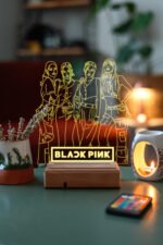 BlackPink Hediyelik 16 Renkli Kumandalı Gece Lambası - Görsel 4