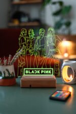 BlackPink Hediyelik 16 Renkli Kumandalı Gece Lambası - Görsel 5