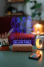 BlackPink Hediyelik 16 Renkli Kumandalı Gece Lambası - Görsel 6