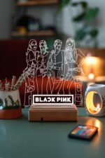 BlackPink Hediyelik 16 Renkli Kumandalı Gece Lambası - Görsel 7