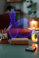 BOWLING 3D 16 Renk Dekoratif Lamba - Görsel 2