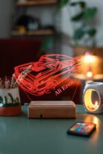 3D Klasik Araba 16 Renk Gece Lambası - Görsel 6