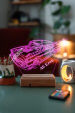 3D Klasik Araba 16 Renk Gece Lambası - Görsel 7