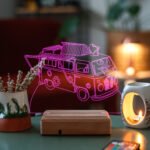 Klasik Karavan T2 16 Renkli Kumandalı Gece Lambası