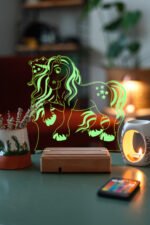 Çocuklara Özel Unicorn 16 Renk Gece Lambası - Görsel 5